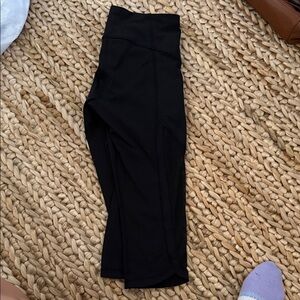 Black knee length Leggings